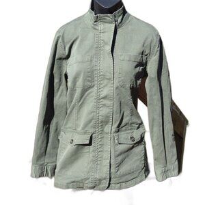 Kensie Jeans Olive Green Utility Jacket Size Medium